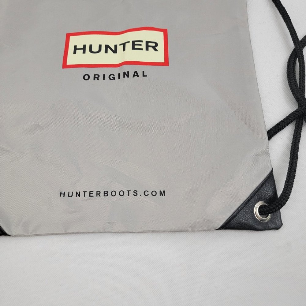 Hunter Drawstring Bag Backpack Silver Gray - image 3